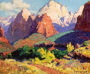 Bischoff, Franz Pinnacle Rock w oil painting artist